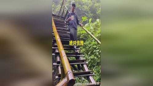 优雅和倒霉就差一点点