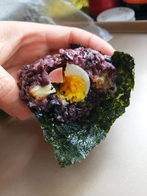 紫米包饭(家庭简易版)的做法 步骤8