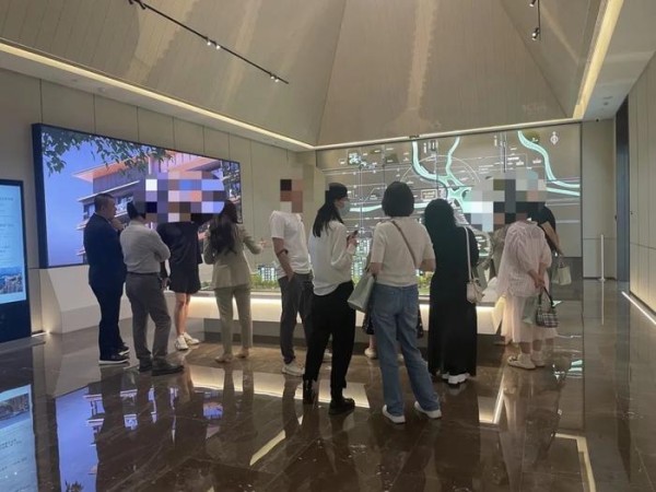 北京五环外某楼盘销售现场