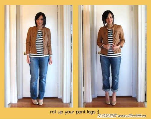 同样的衣服，穿法好，更好看！
