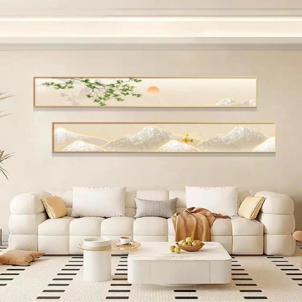 瓷砖墙面如何挂画图片