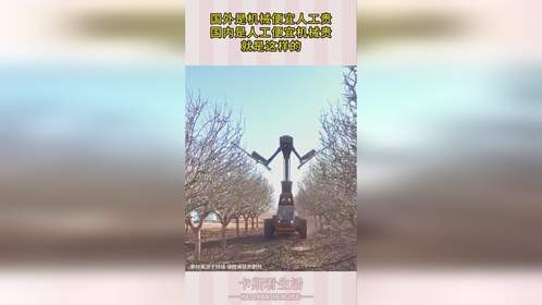 国外是机械便宜人工贵，国内是人工便宜机械贵，就是这样的