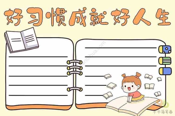 好习惯成就好人生手抄报主题手抄报简笔画