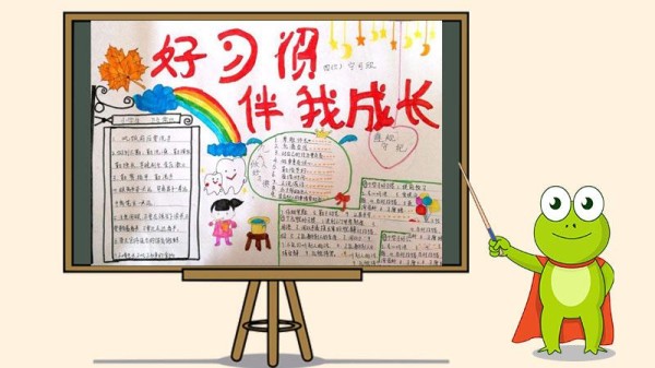 最新小学生好习惯养成教育手抄报养成文明好习惯手抄报内容资料 - 伴