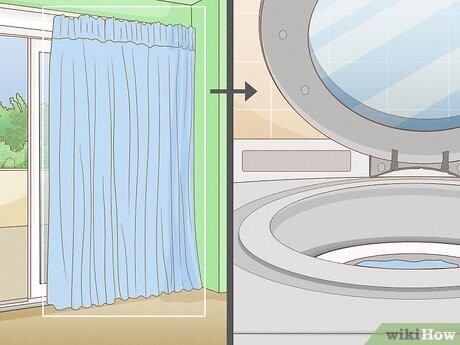 Step 5 清洗窗帘和百叶窗。