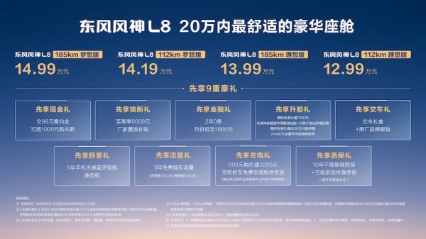 满配移动的家：东风风神L8王炸混动续航2245km，全家舒享每一程
