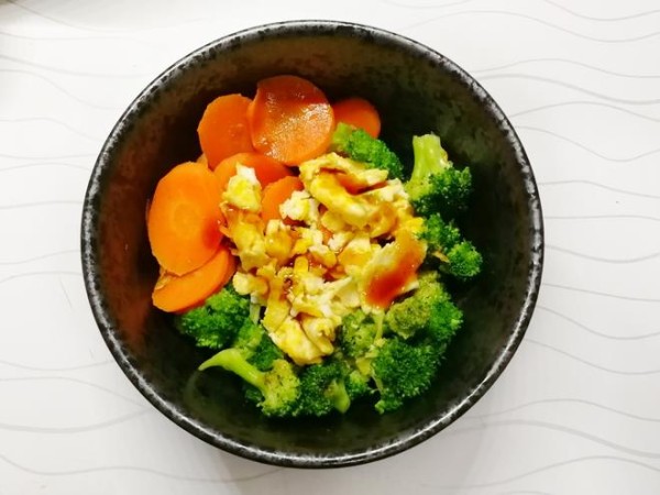 宿舍版无油健康晚餐的做法
