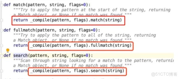 python 中re模块的re.compile()方法_匹配模式