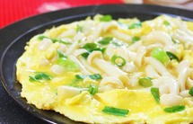 快手家常菜--滑蛋白玉菇