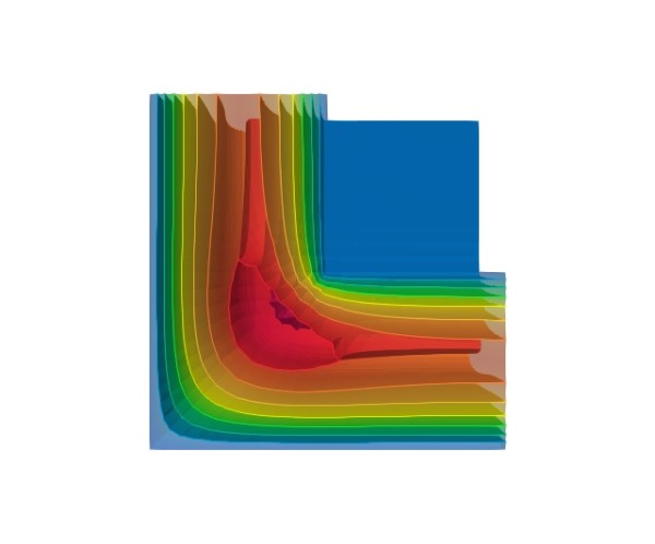 Poisson's equation 3D - Iso-surfaces of the solution