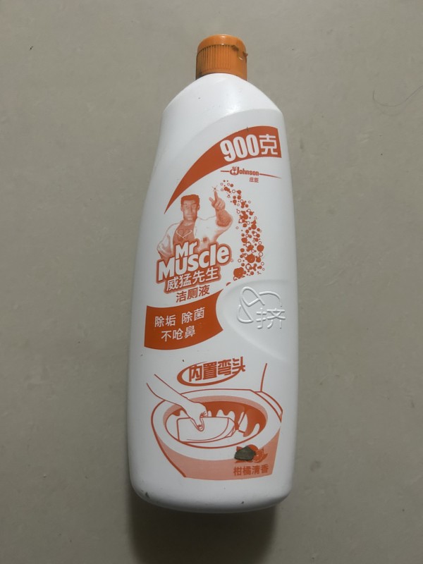 威猛先生洁厕液家用马桶去垢除菌洁厕清洁剂柑橘香900g*3大瓶厕所清洁剂洁厕灵洁厕剂洁厕精晒单图