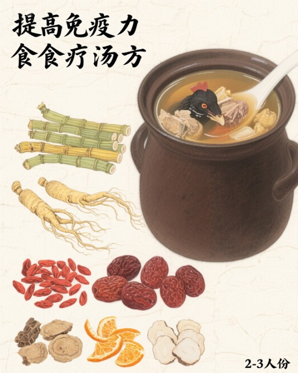 提高免疫力食疗汤方「煲靓汤」的做法