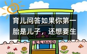 育儿问答：如果你第一胎是儿子，还想要生二胎吗