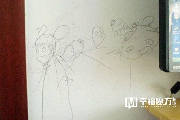 小孩涂鸦怎么清洗 快速清除墙面痕迹