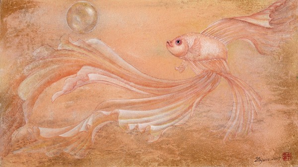 许紫芸,胶彩,逐梦2,A12艺术空间,A12线上艺廊