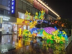 鹿子彩灯花灯灯组