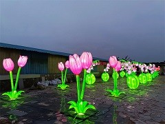 探索郁金香花灯组的独特魅力与装饰艺术
