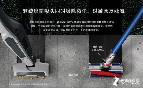 超强吸力 戴森V6手持吸尘器售3999元 