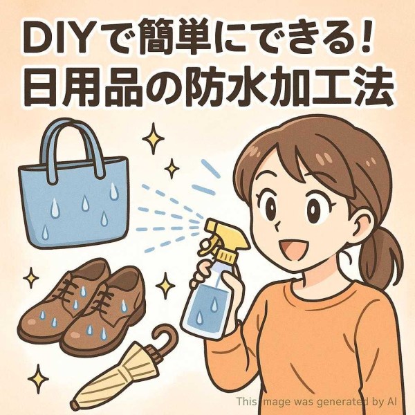 DIYで簡単にできる！日用品の防水加工法