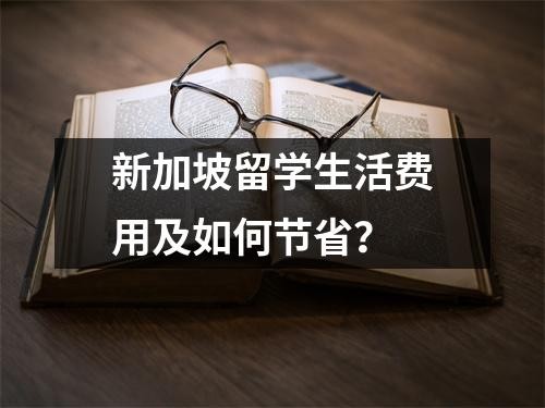 新加坡留学生活费用及如何节省？