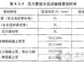 给排水管道工程要做哪些试验记录表格？