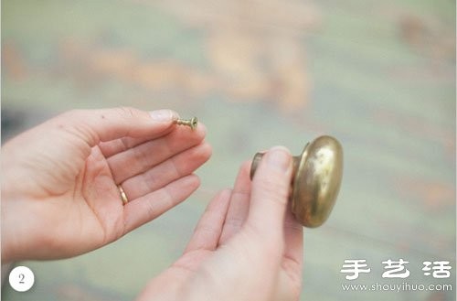 废旧木块+把手 DIY手工制作复古桌牌号码 - www.youjiao5.com