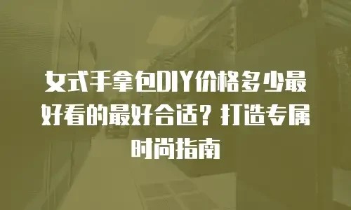 女式手拿包DIY价格多少最好看的最好合适？打造专属时尚指南