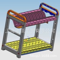 OEM注塑加工公司 定制厨房收纳架配件 日用塑料产品设计制作加工