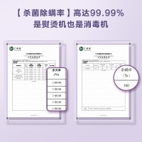 松下(Panasonic)挂烫机家用 熨斗 蒸汽挂烫机 便携 手持挂烫机 电熨斗 NI-GHD020紫色