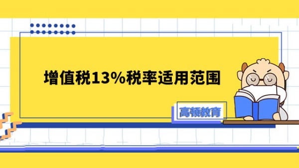 增值税13%