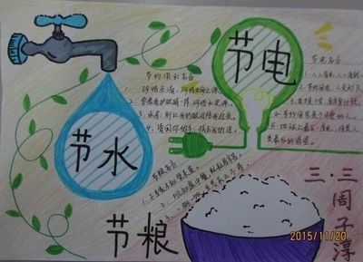 节粮小小窍门手抄报 小小手抄报