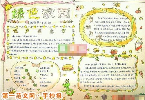 节约用水手抄报节水小窍门