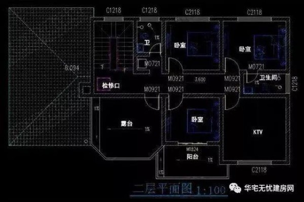 两款新农村自建房设计图，独立设计的厨房非常受欢迎