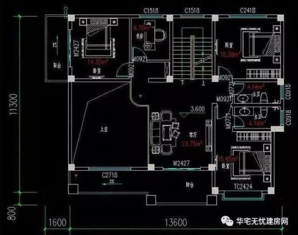 两款新农村自建房设计图，独立设计的厨房非常受欢迎