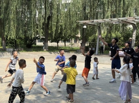 燕京理工学院“体育筑梦·逐梦未来”公益实践团的童真逐光行