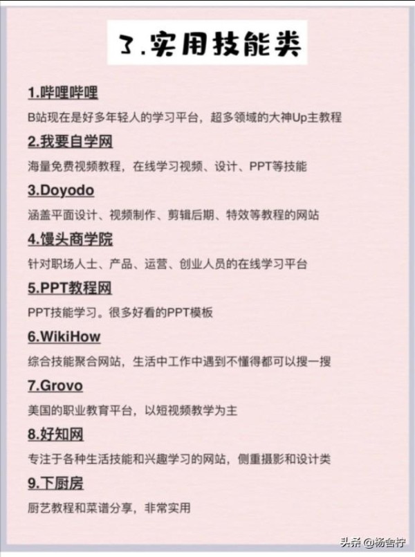 72个免费学习类网站，收藏起来变得优秀，一起默默变优秀吧