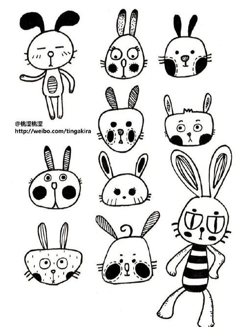 小动物简笔画手绘素材分享