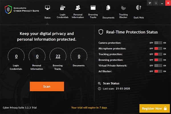 Cyber Privacy Suite(网络隐私保护软件)下载