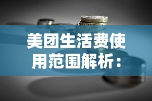 美团生活费使用范围解析：贷款提现和理财技巧