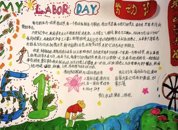912岁劳动手抄报指南
