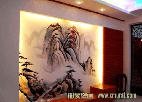 电视背景墙墙绘集锦