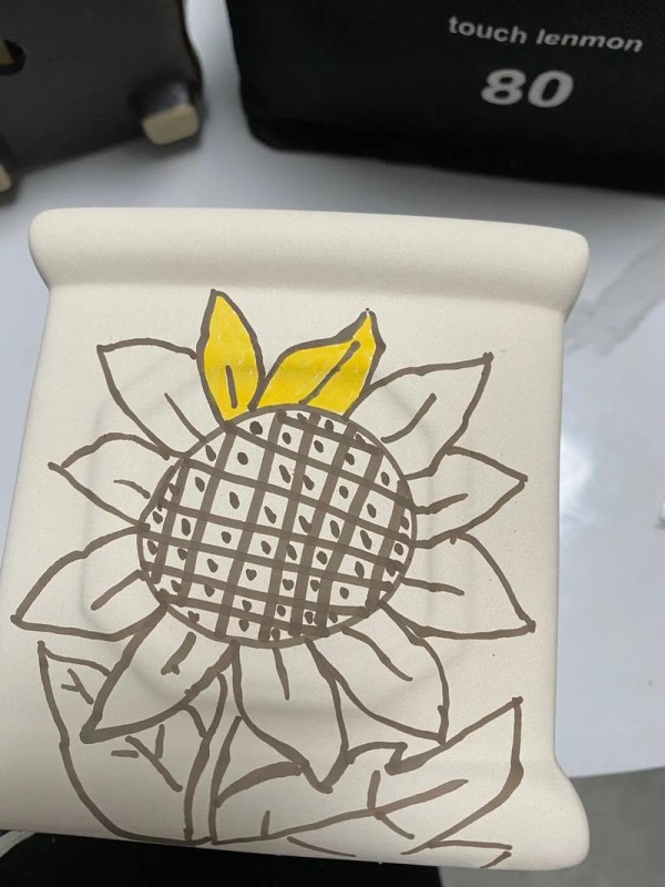 花盆手绘画 花盆手绘图