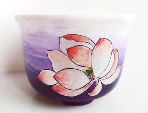 花盆手绘画 花盆手绘图