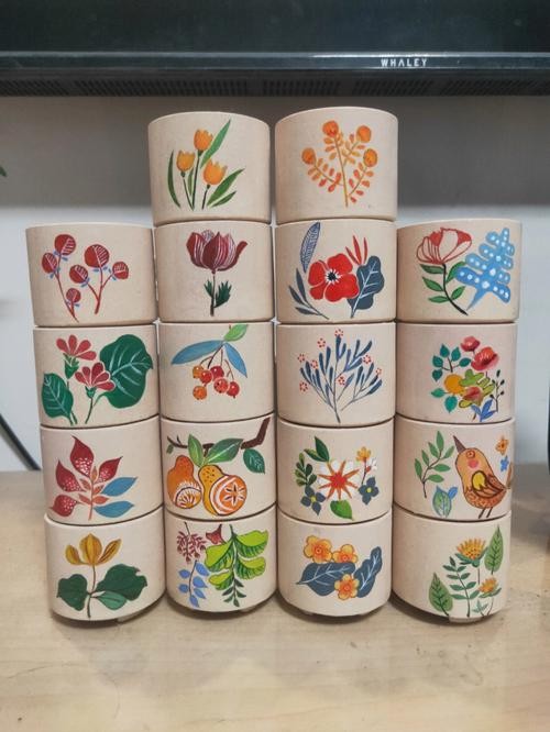 花盆手绘画 花盆手绘图