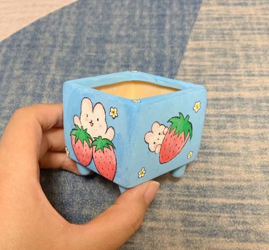 花盆手绘画 花盆手绘图