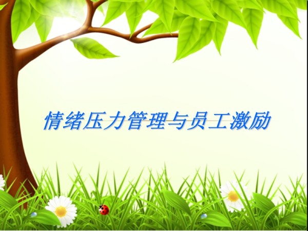 人力资源案例--情绪压力管理与员工激励.ppt_第1页