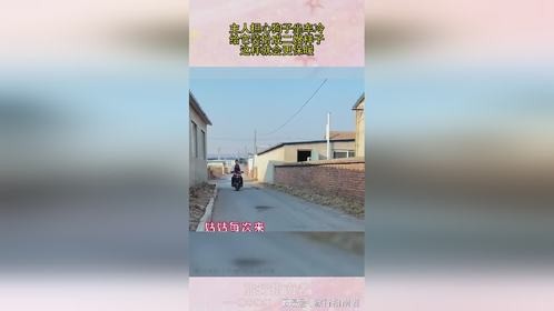 主人担心狗子坐车冷，给它装扮成二嫂样子，这样就会更保暖