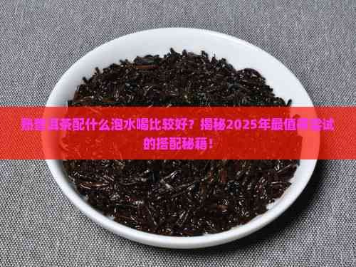 熟普洱茶配什么泡水喝比较好