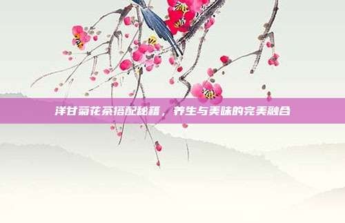 洋甘菊花茶搭配秘籍,养生与美味的完美融合