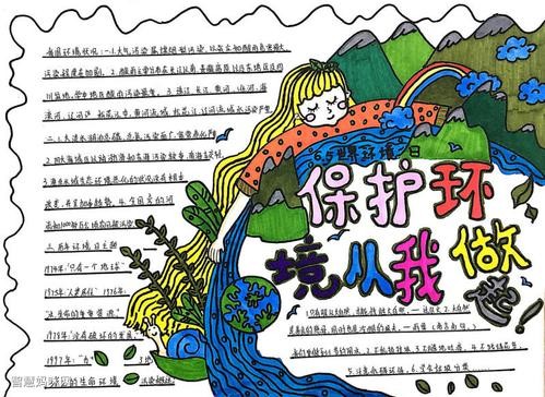 保护环境从我做起手抄报